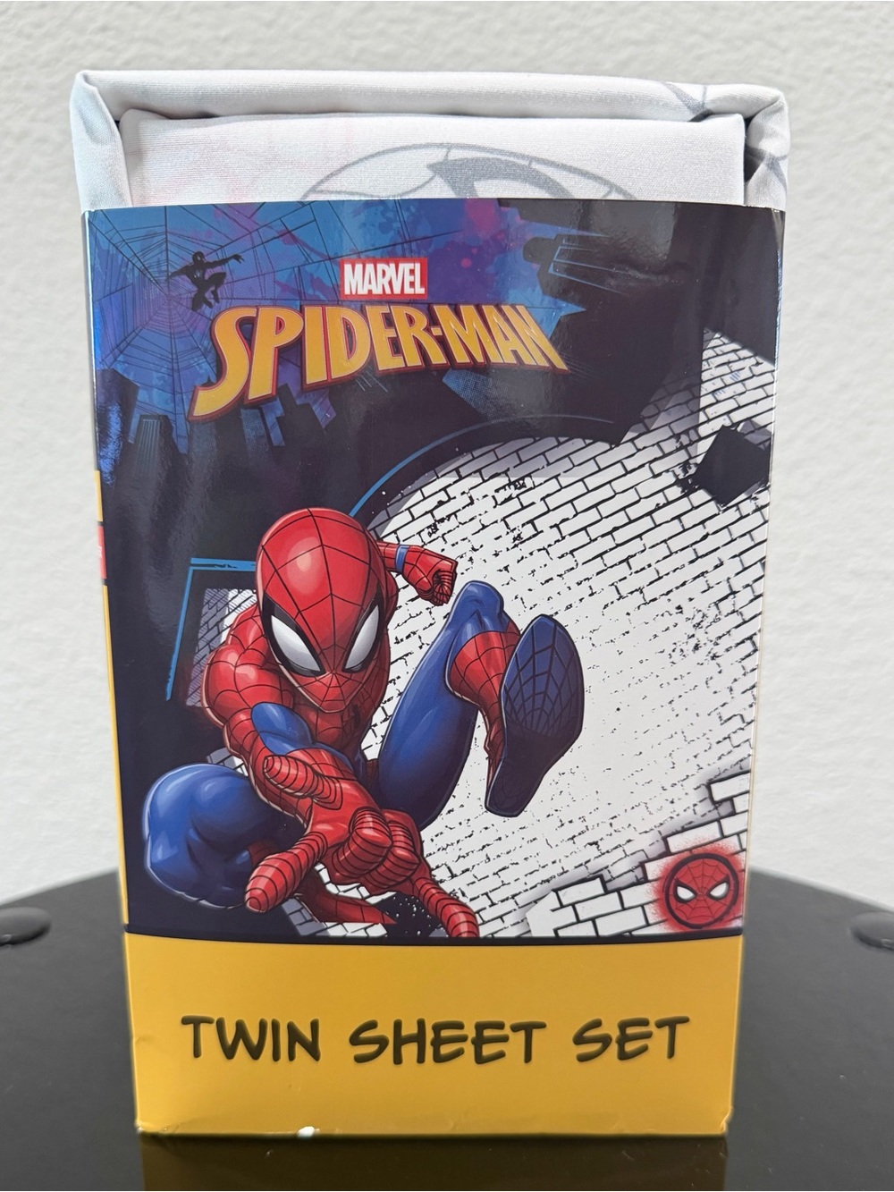 Marvel Spider-Man Twin Sheet Set - Red, Blue, Yellow